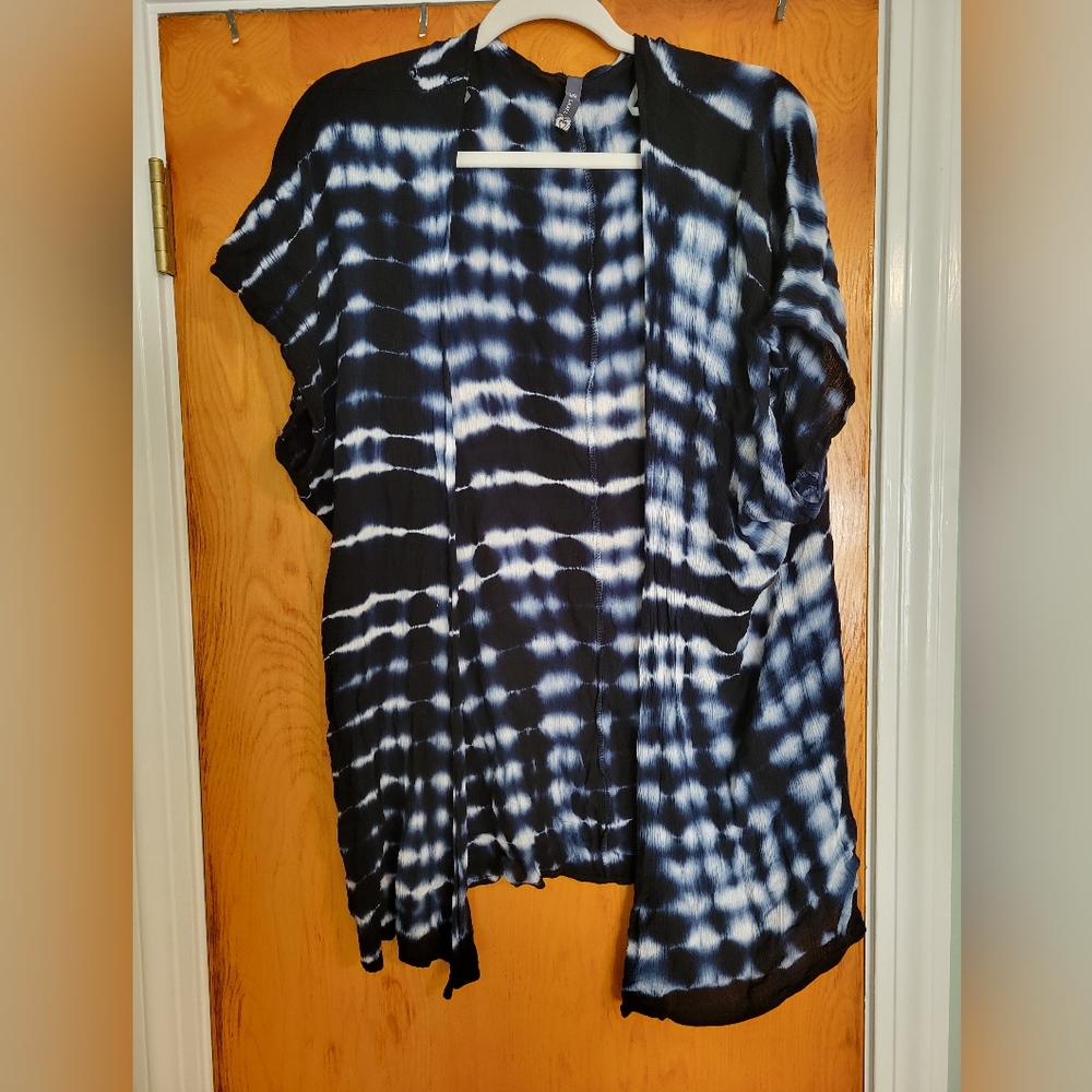 Large Tie Dye Open Kimono